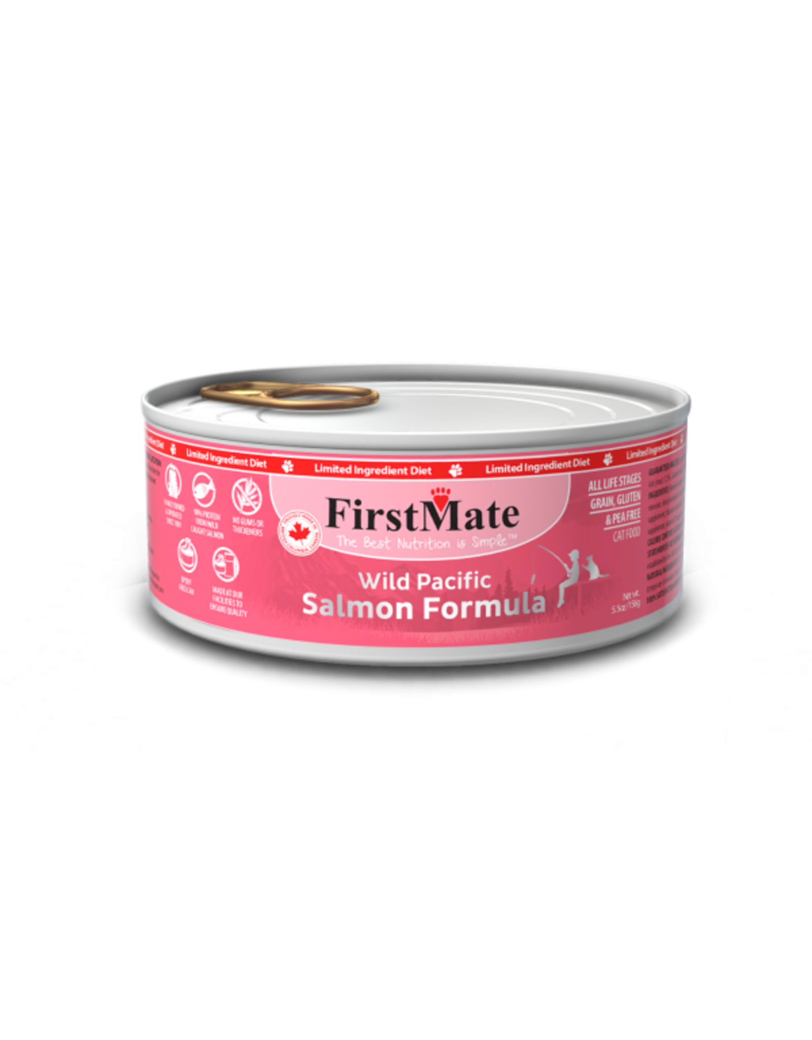 First Mate First Mate Cat LID GF Salmon 5.5oz