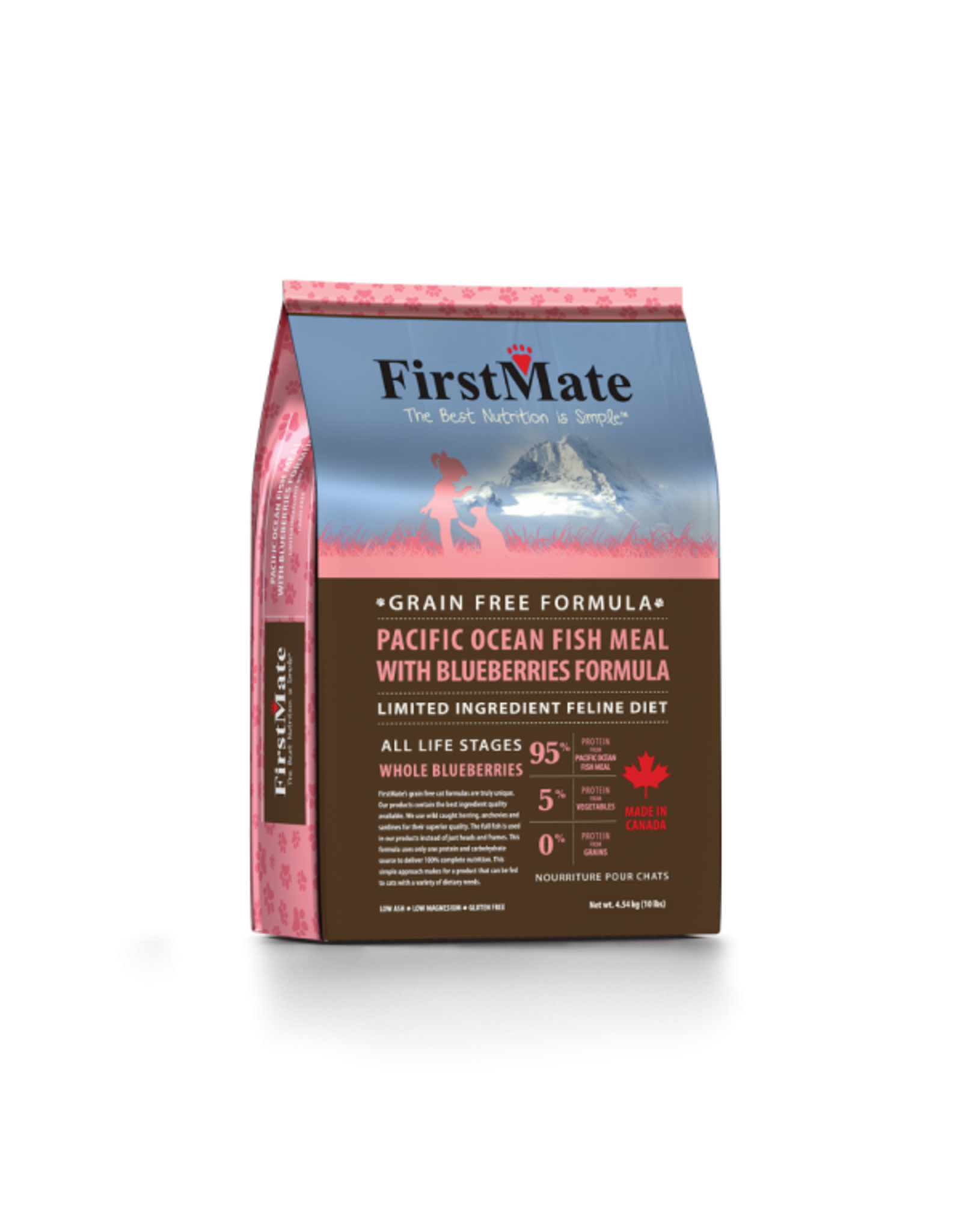 First Mate First Mate Cat LID GF PacificOcean Fish/Blueberries 3.96 lb