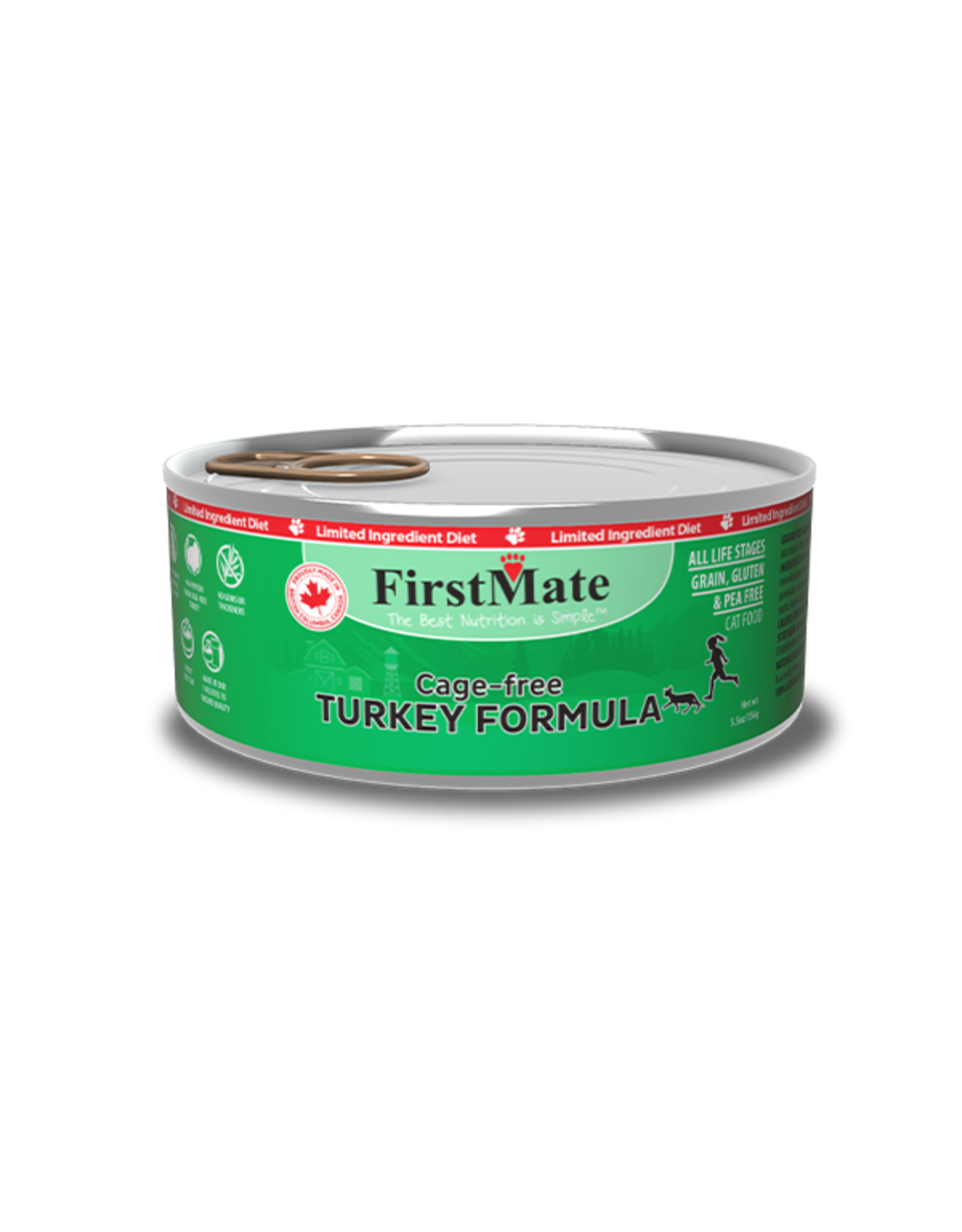 First Mate First Mate Cat LID GF Turkey 5.5oz