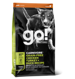 Petcurean GO! Carnivore Chicken Turkey & Duck Puppy