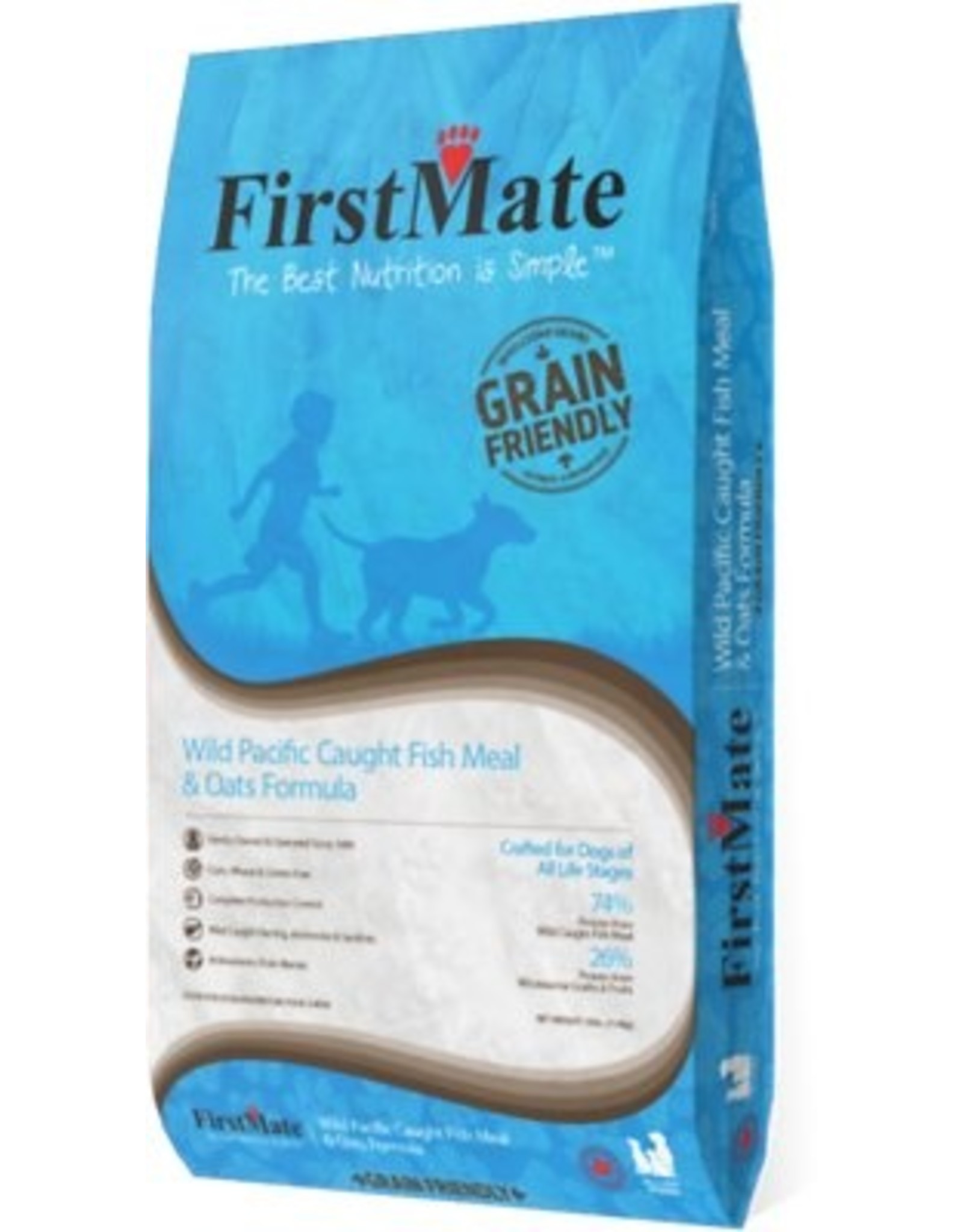 First Mate First Mate Grain Friendly Wild Pacific Caught Fish & Oats 25 lb