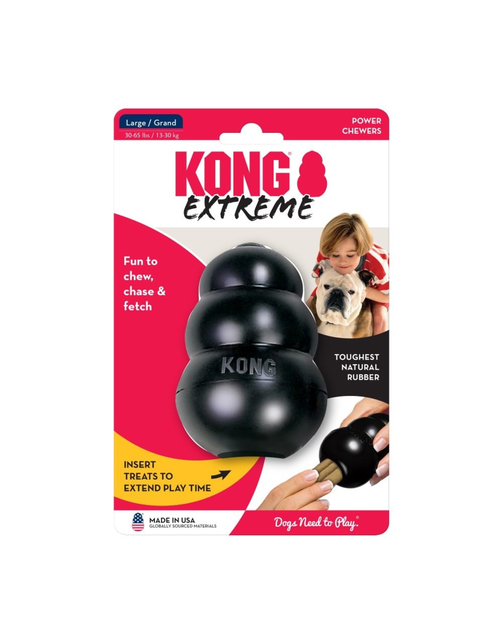 Kong Extreme Black Large
