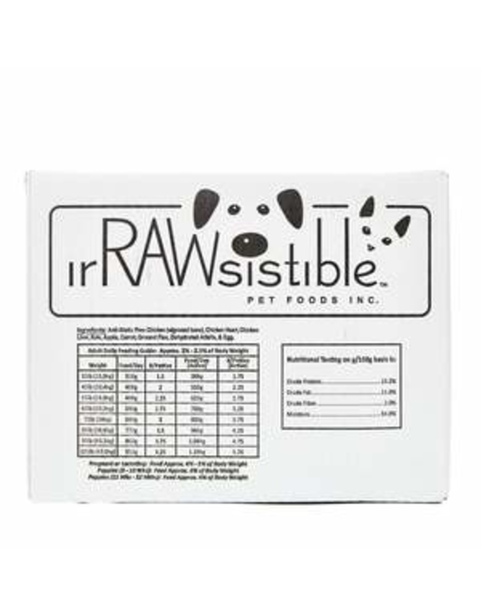 IrRAWsistible IrRAWsistible Chicken 22 lb Case