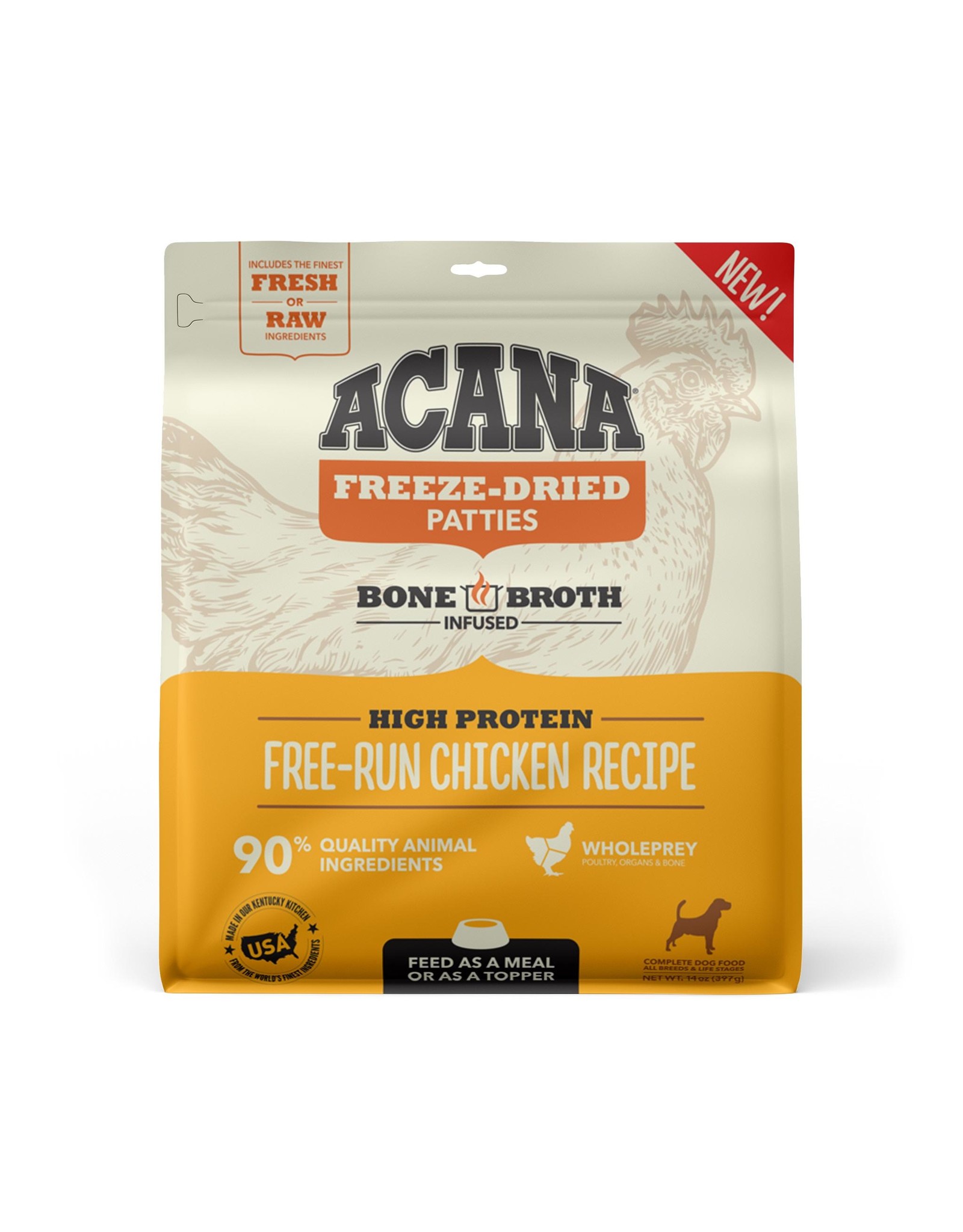 Acana Freeze Dried Patties Chicken 397 gm