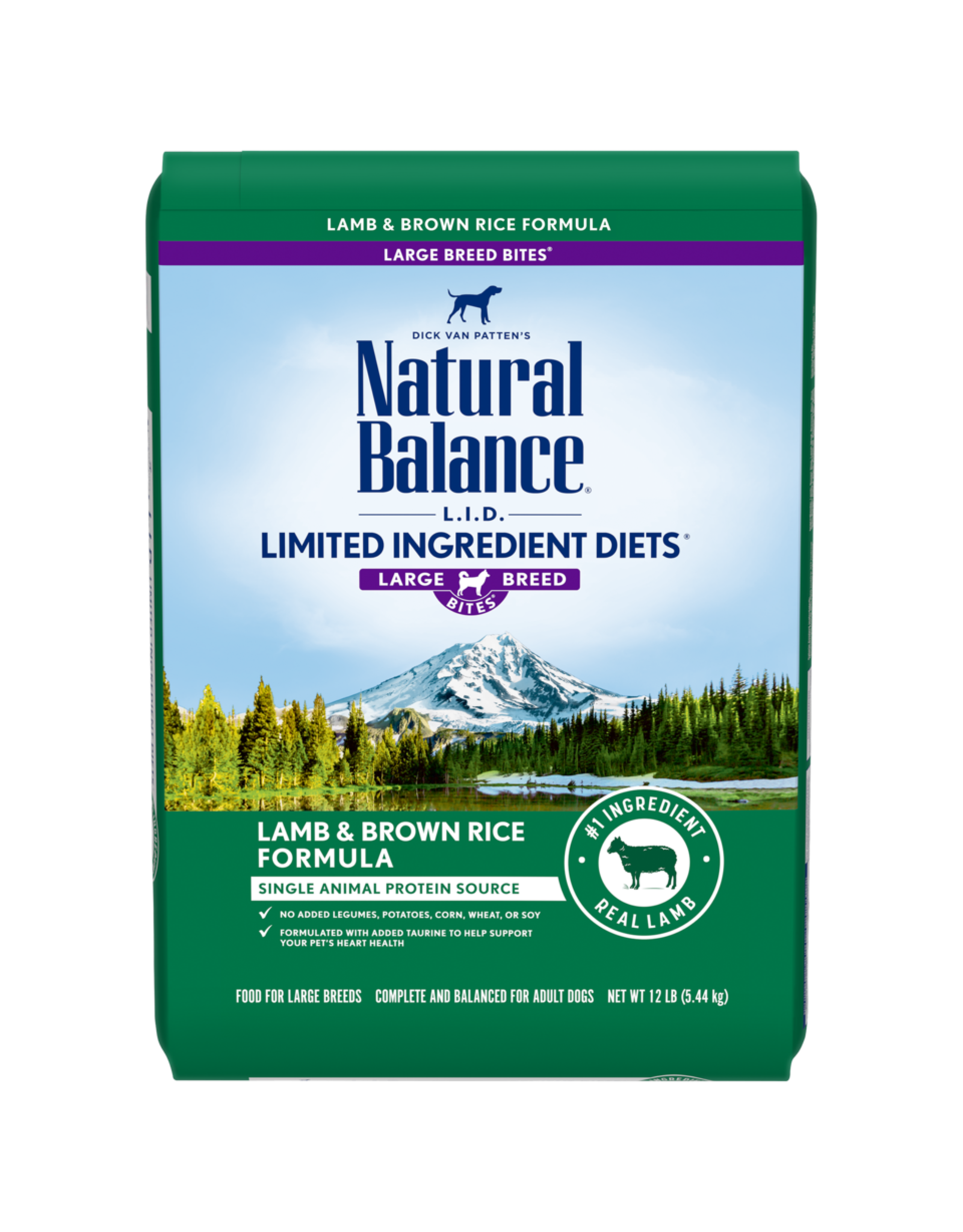 Natural Balance Pet Foods Inc. Natural Balance Lamb & Rice Large Breed 26 lb