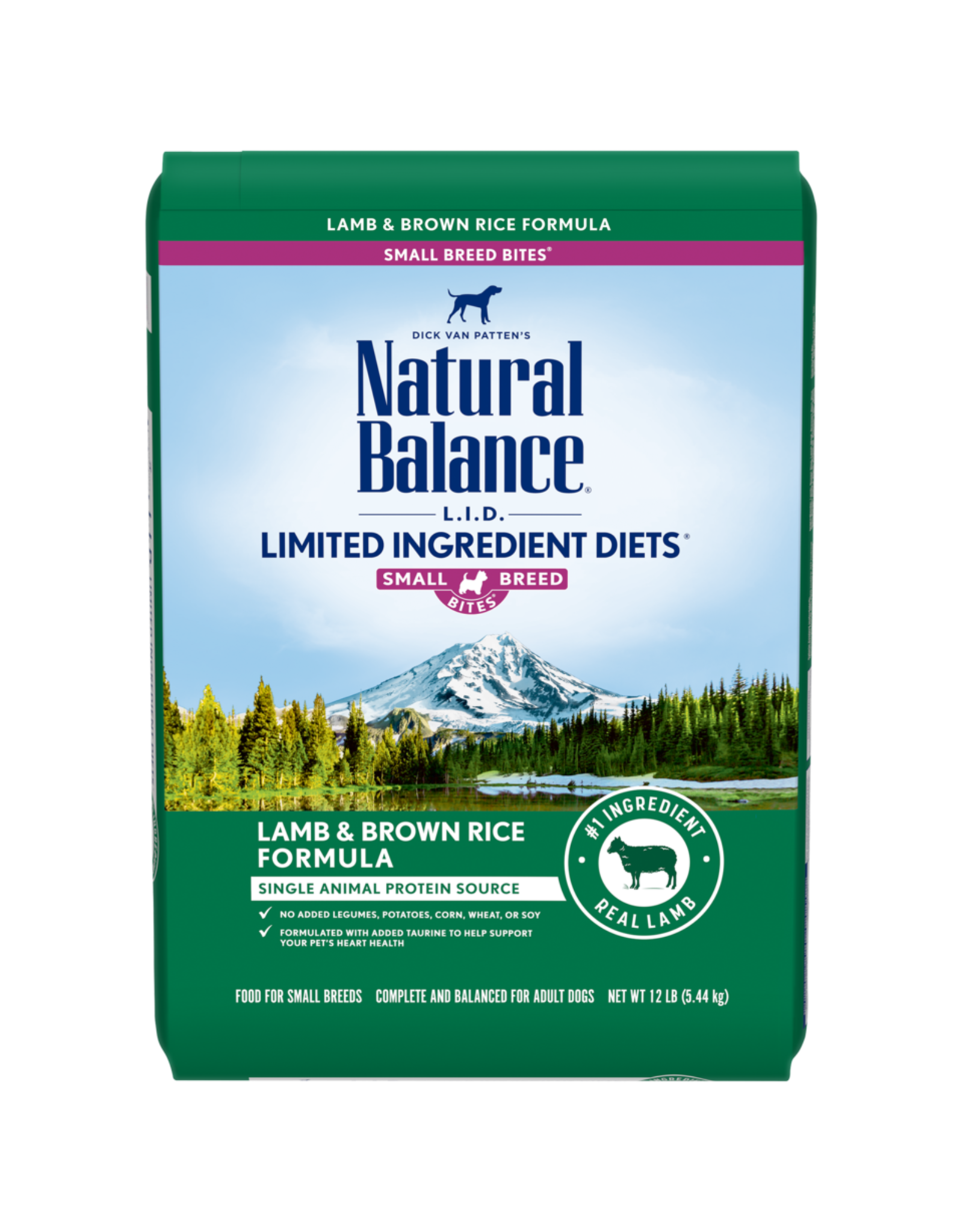 Natural Balance Pet Foods Inc. Natural Balance L.I.D Lamb & Brown Rice Small Breed 12 lb