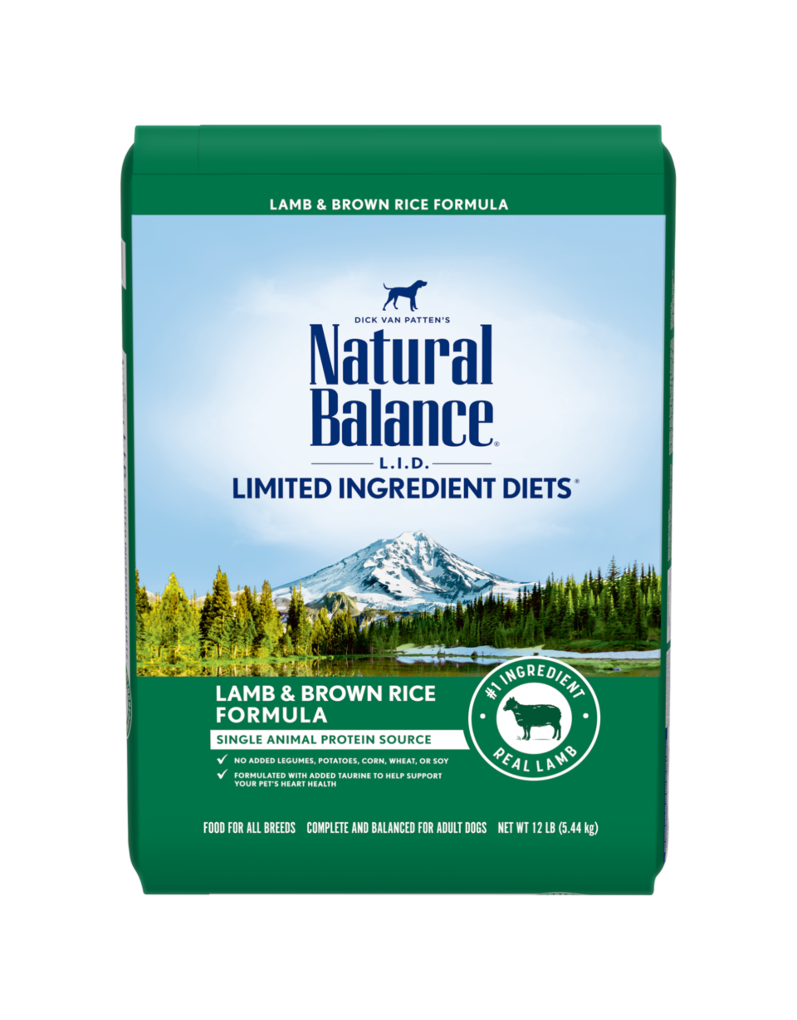 Natural Balance Pet Foods Inc. Natural Balance L.I.D Lamb & Rice 24 lb