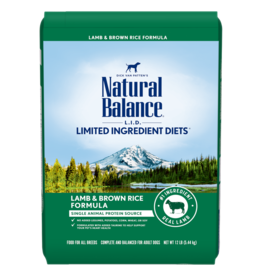 Natural Balance Pet Foods Inc. Natural Balance L.I.D Lamb & Rice 24 lb