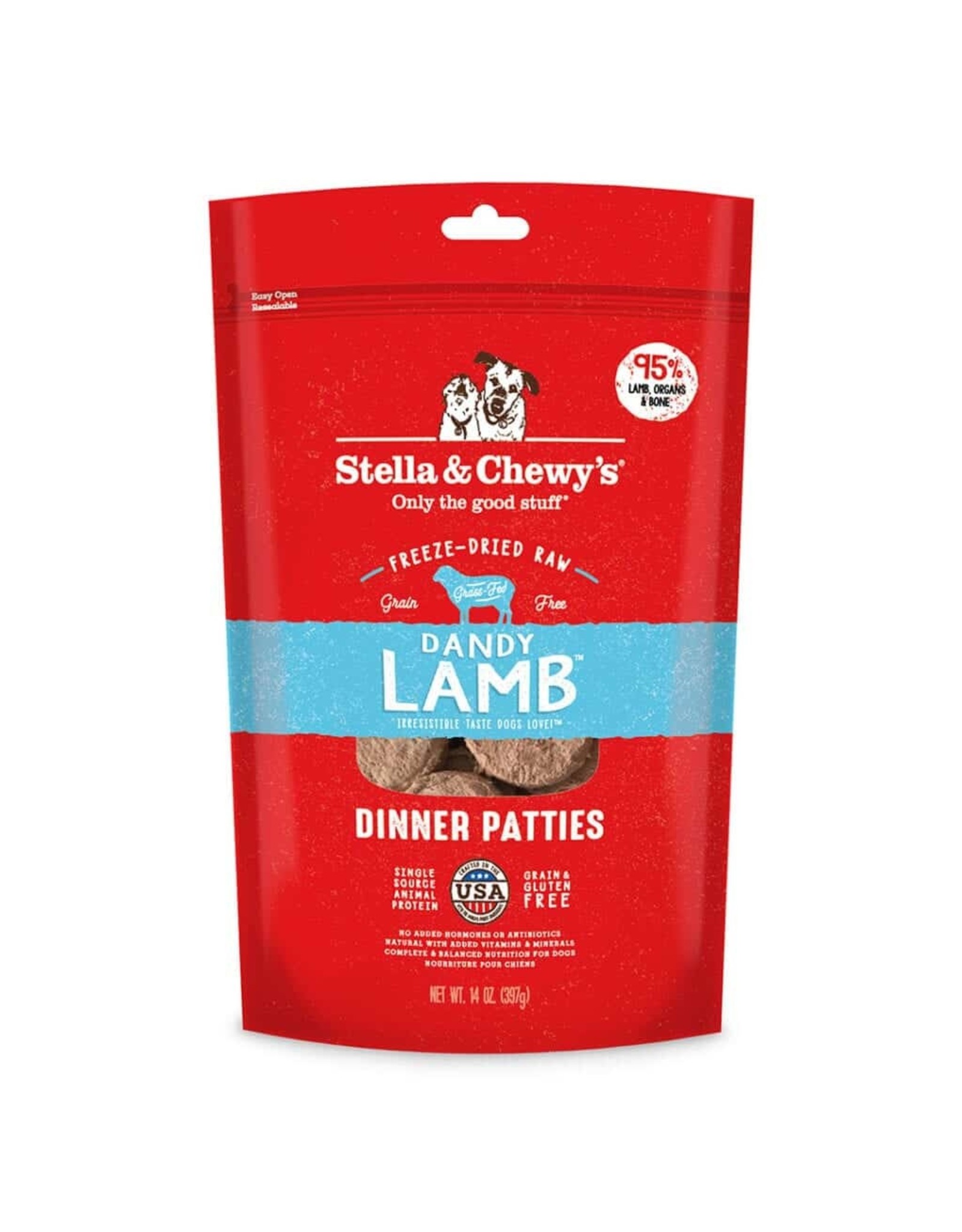 Stella FD Dinner Patties Dandy Lamb 25 oz