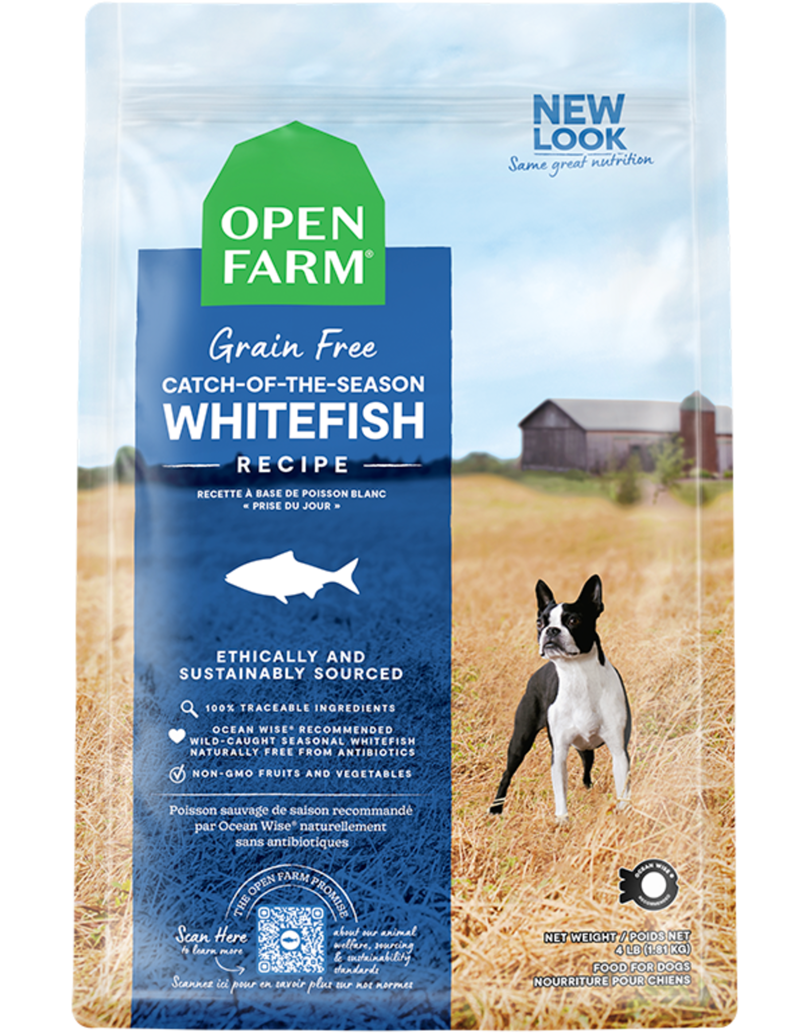 Open Farm Open Farm Catch Of The Season Whitefish & Green Lentil 24 lb