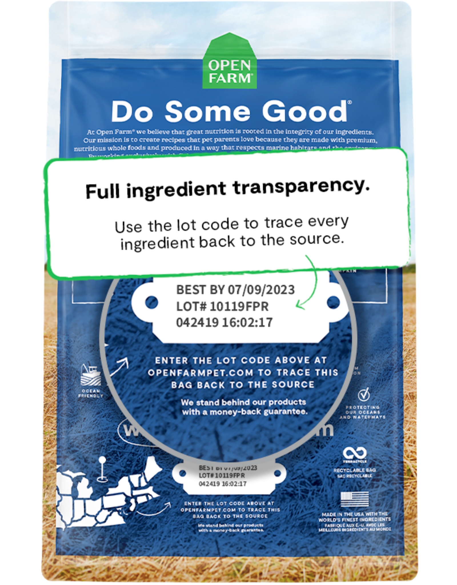 Open Farm Open Farm Catch Of The Season Whitefish & Green Lentil 24 lb