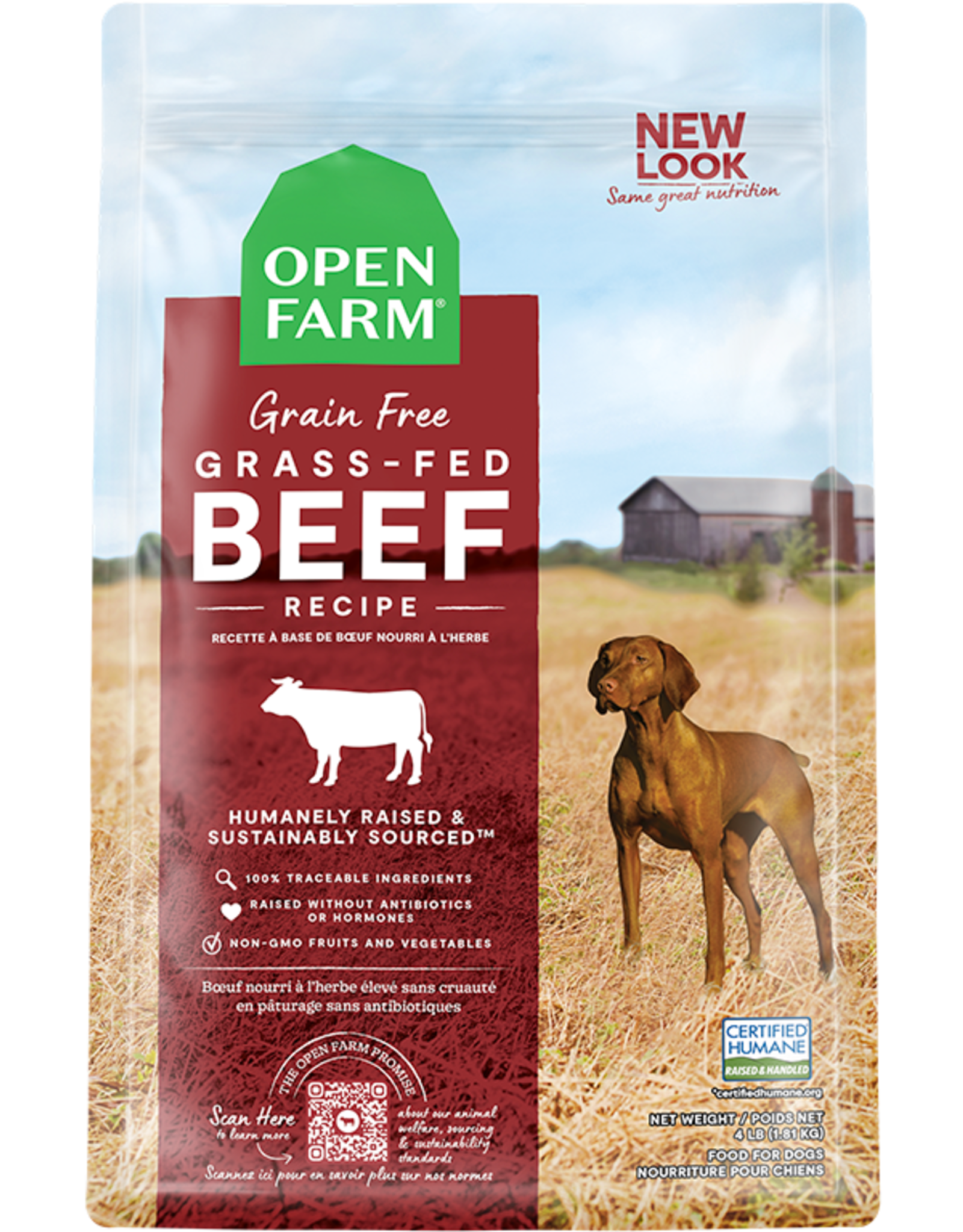 Open Farm Open Farm GF Grass-Fed Beef 22 lb