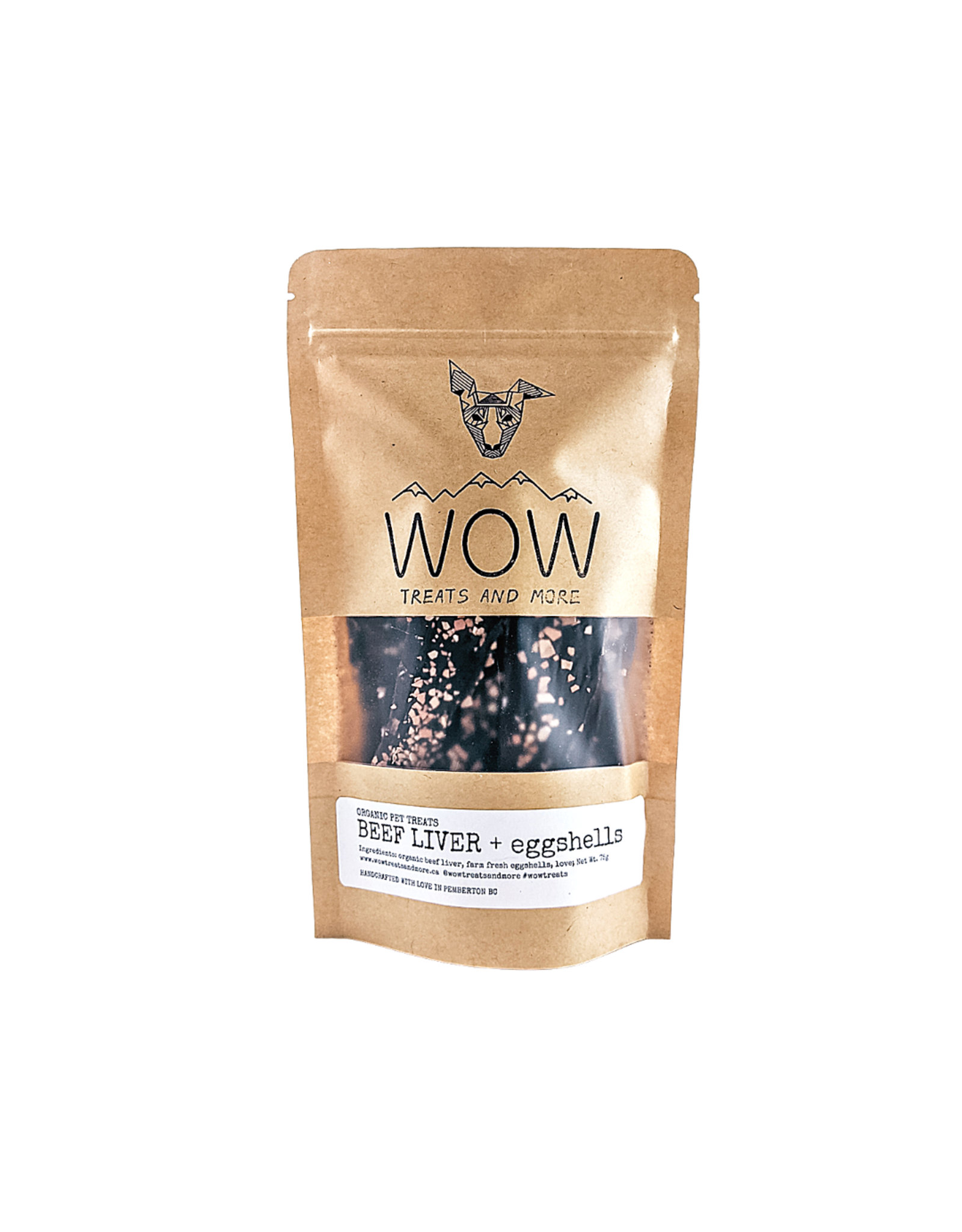Wow Treats Beef Liver & Eggshells 75g