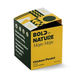 Bold By Nature Bold By Nature Mega Dog Chicken Patties 4 lb