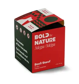 Bold By Nature Bold By Nature Mega Dog Beef Patties 4 lb