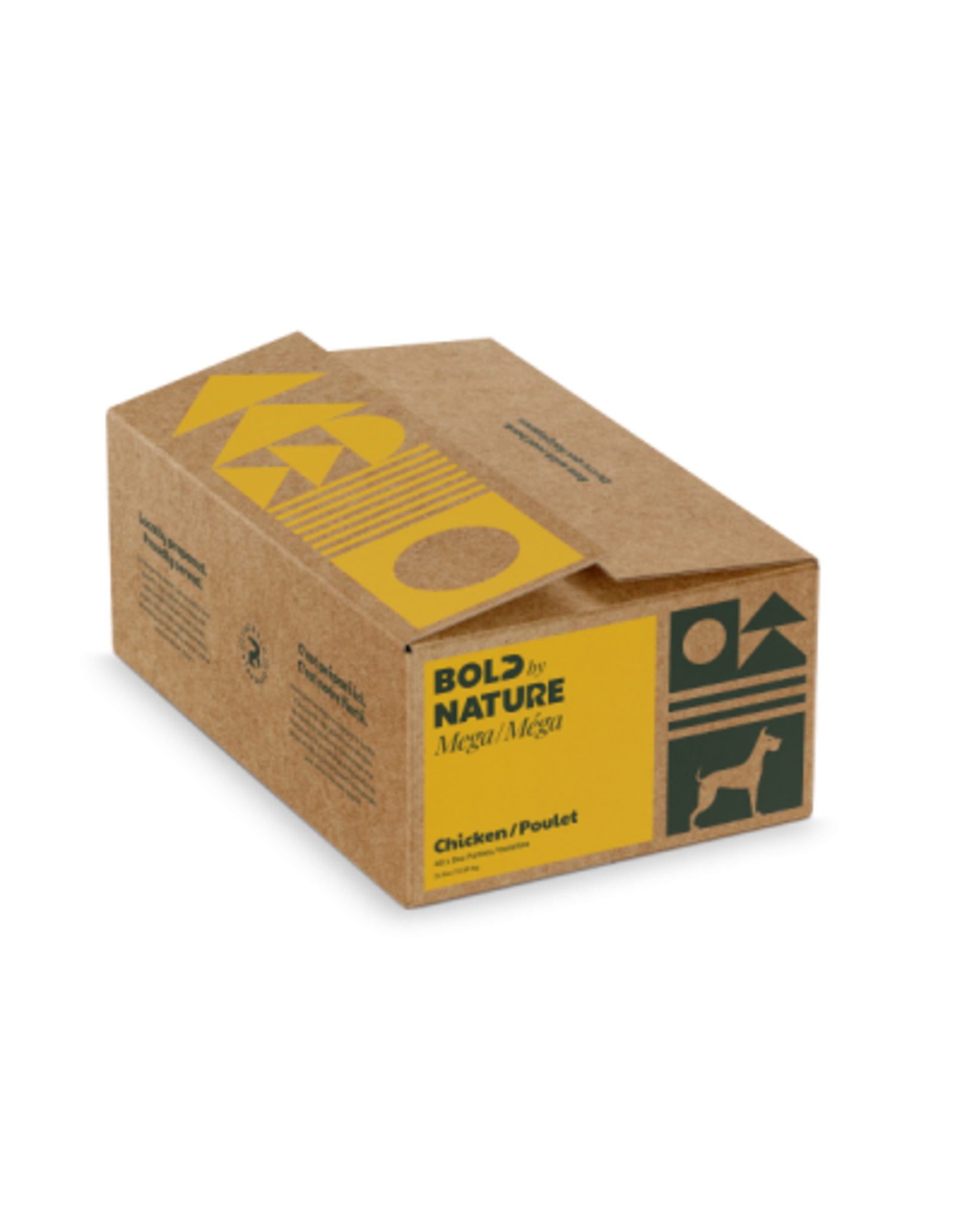 Bold By Nature Bold By Nature Mega Dog Chicken Patties 24 lb