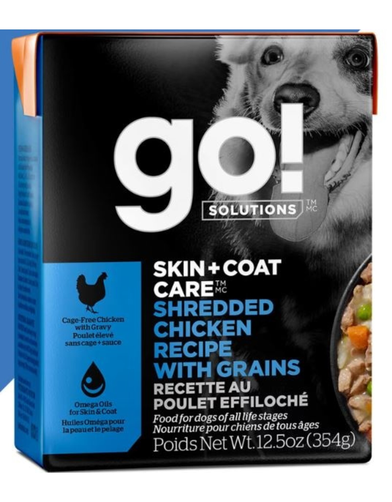 Petcurean GO! Skin & Coat Shredded Chicken 12.5 oz