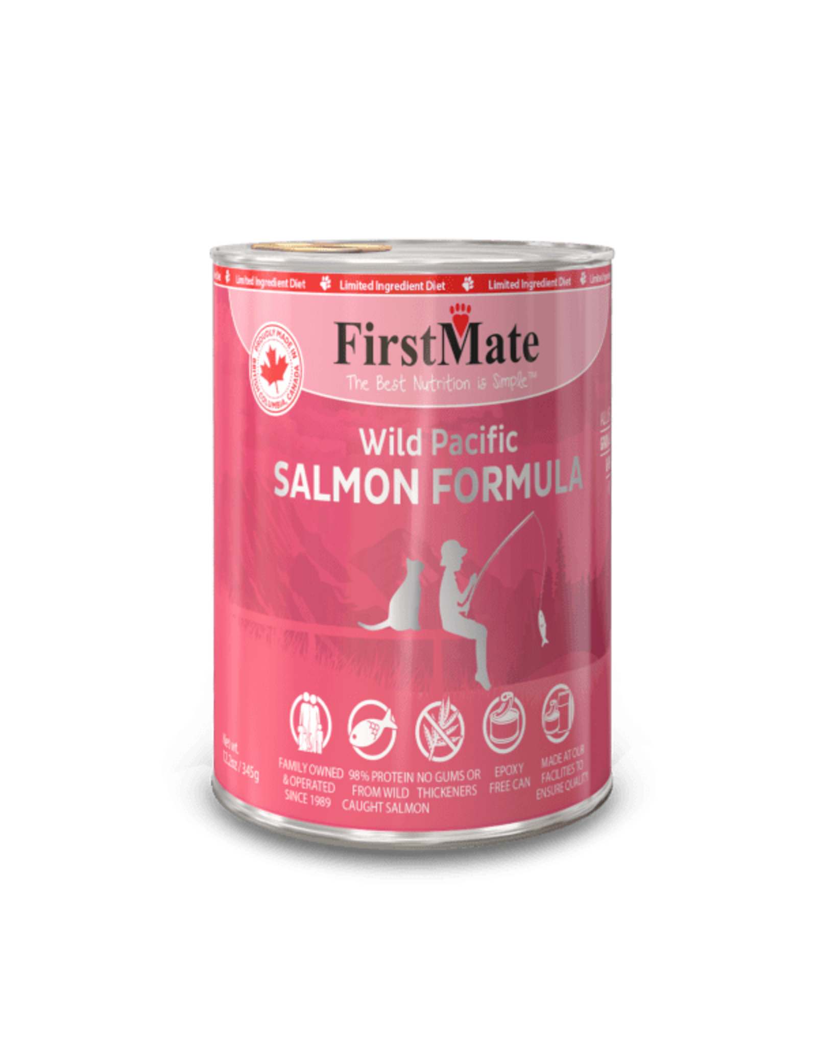 First Mate First Mate LID GF Salmon Cat 12.2 oz