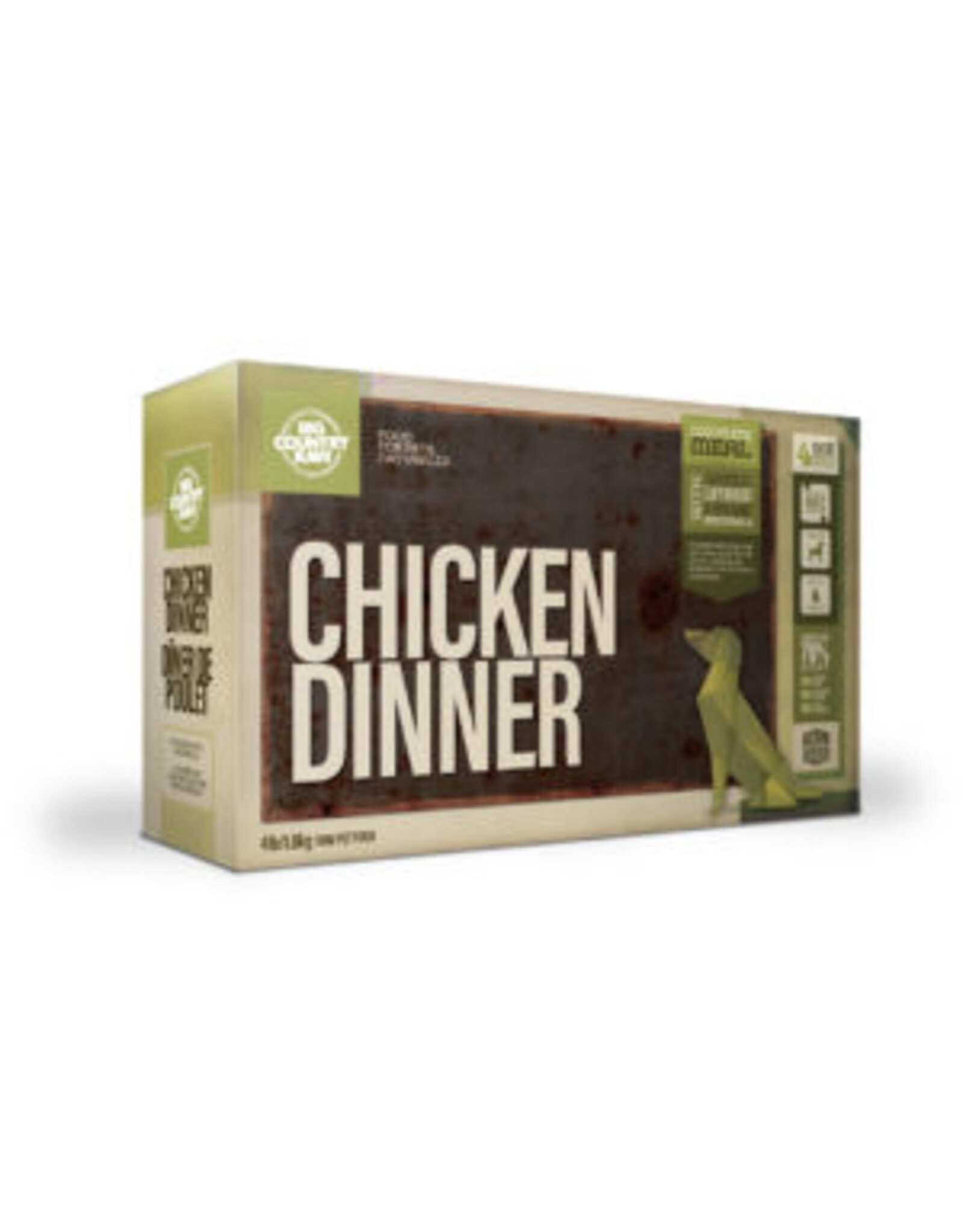 Big Country Raw Big Country Raw Chicken Dinner 4 lb