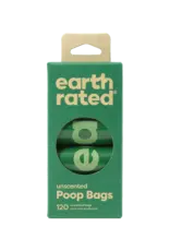 Earth Rated Unscented Refill Bags 8 Rolls 120 Bags