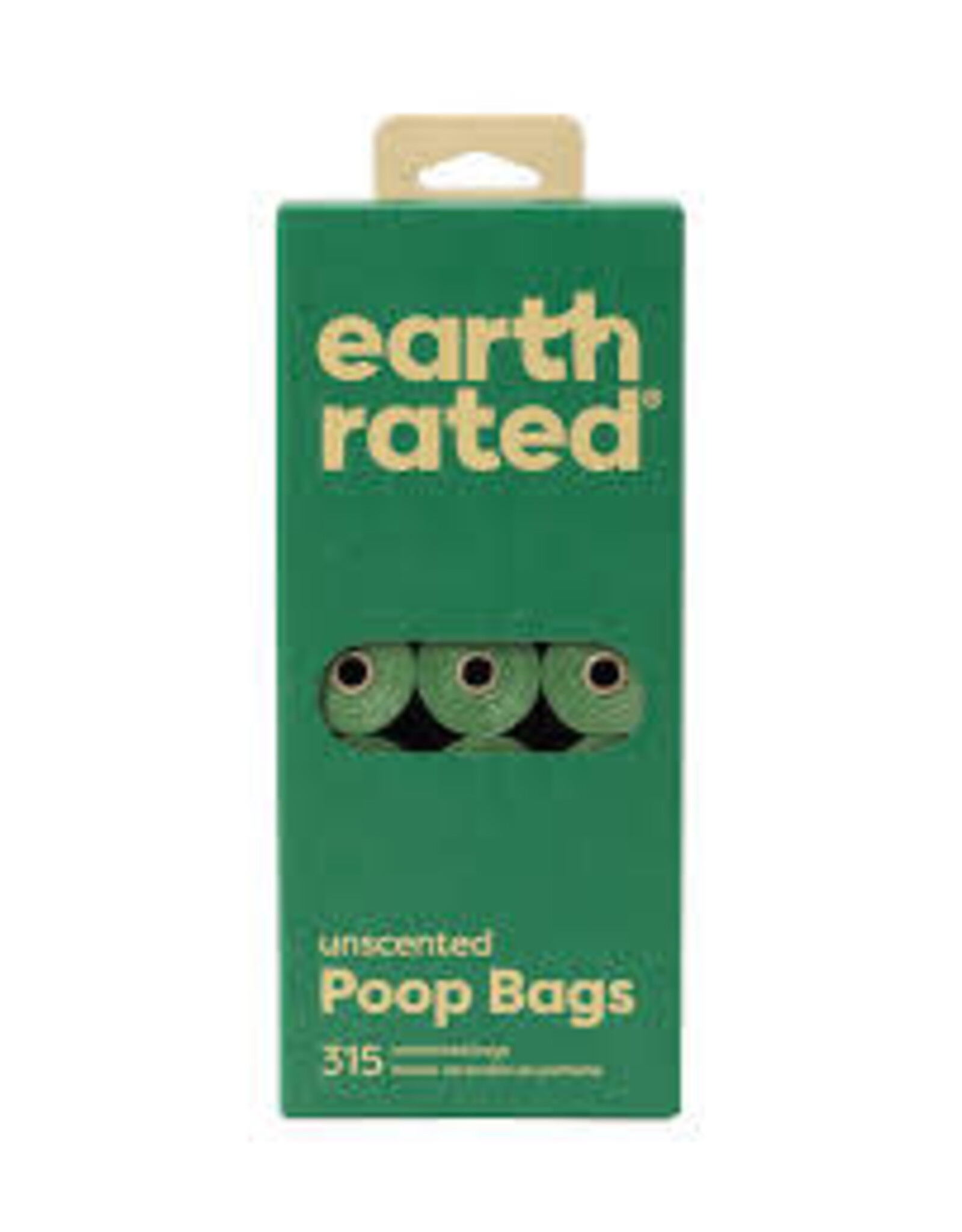 Earth Rated Unscented Refill Bags 21 Rolls 315ct