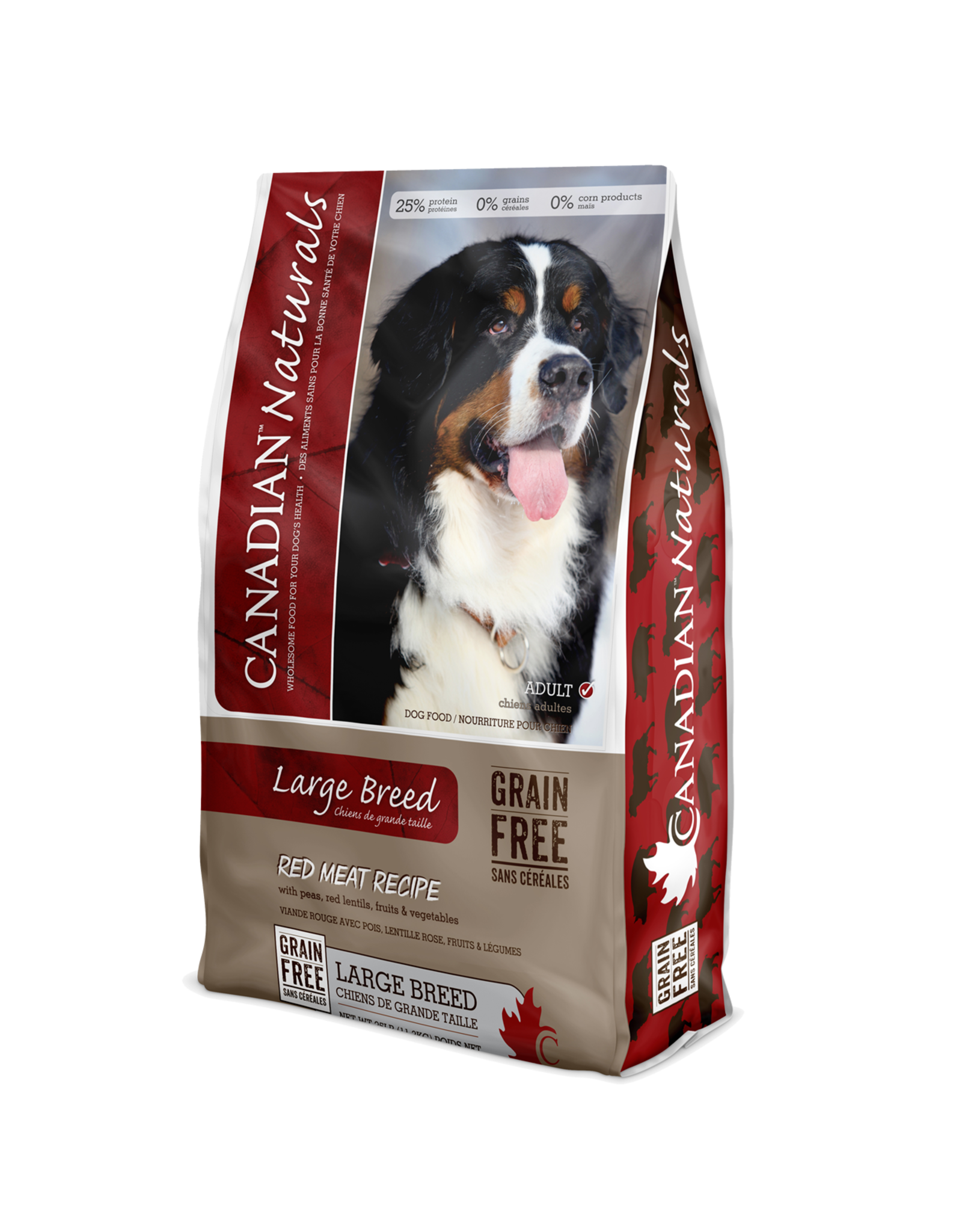 Canadian Naturals Canadian Naturals Grain Free Large Breed Red Meat 28 lb