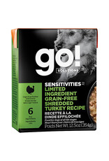 Petcurean GO! Sensitivities LID GF Shredded Turkey 12.5 oz