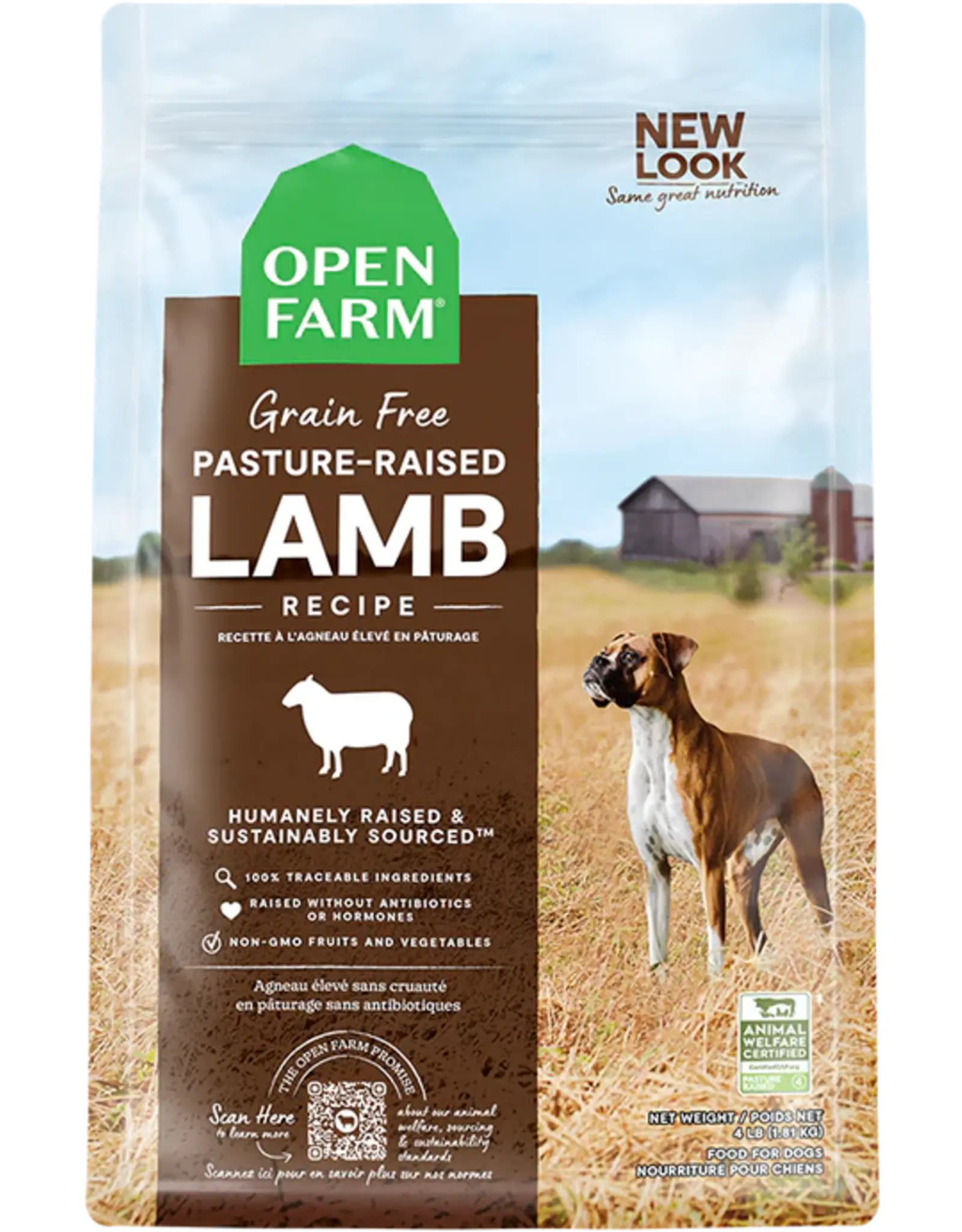 Open Farm Open Farm Pasture Fed Lamb & Ancient Grain 22 lb