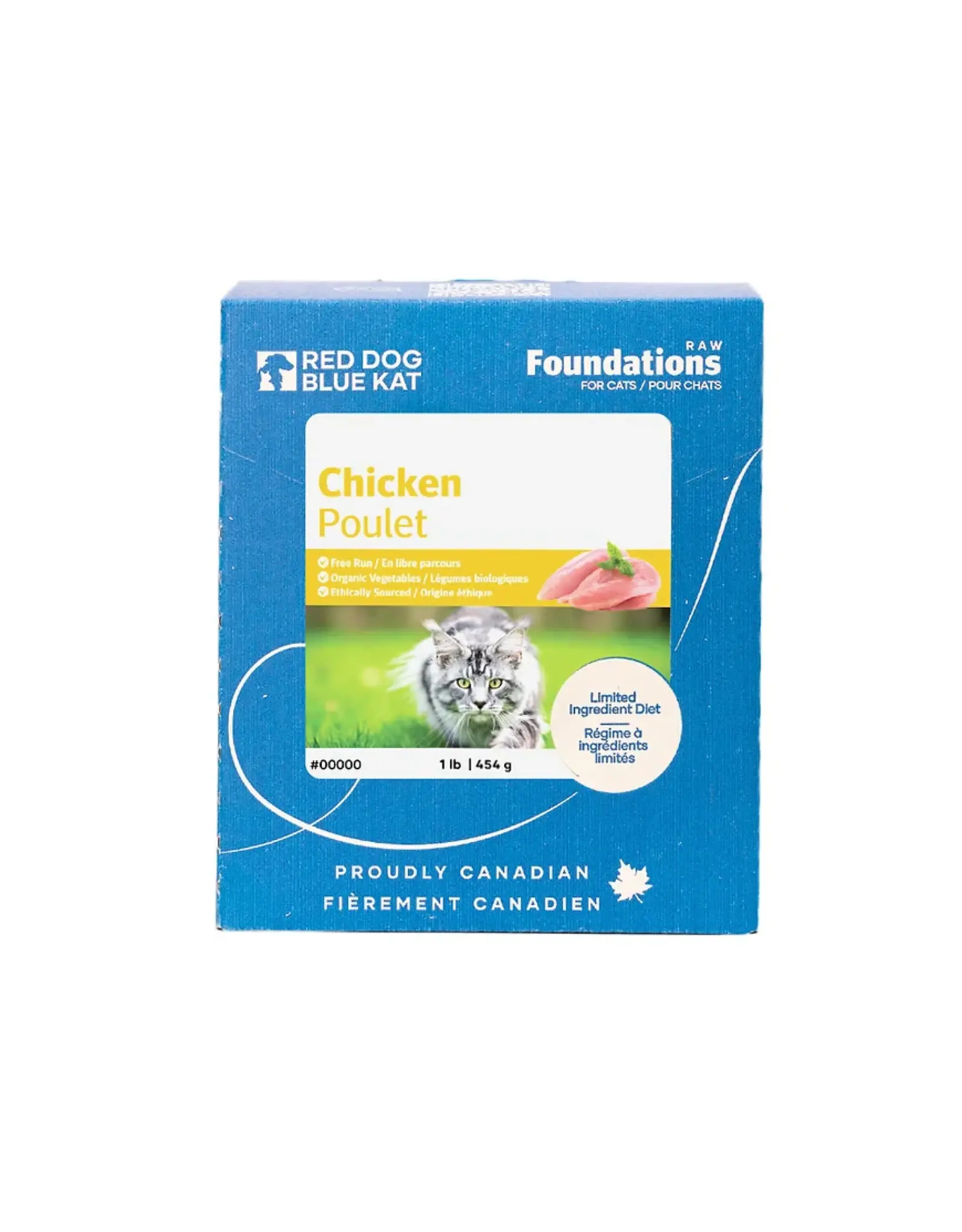 Red Dog Blue Kat Red Dog Blue Kat Foundation Chicken Cat 4 x 1/4 lb