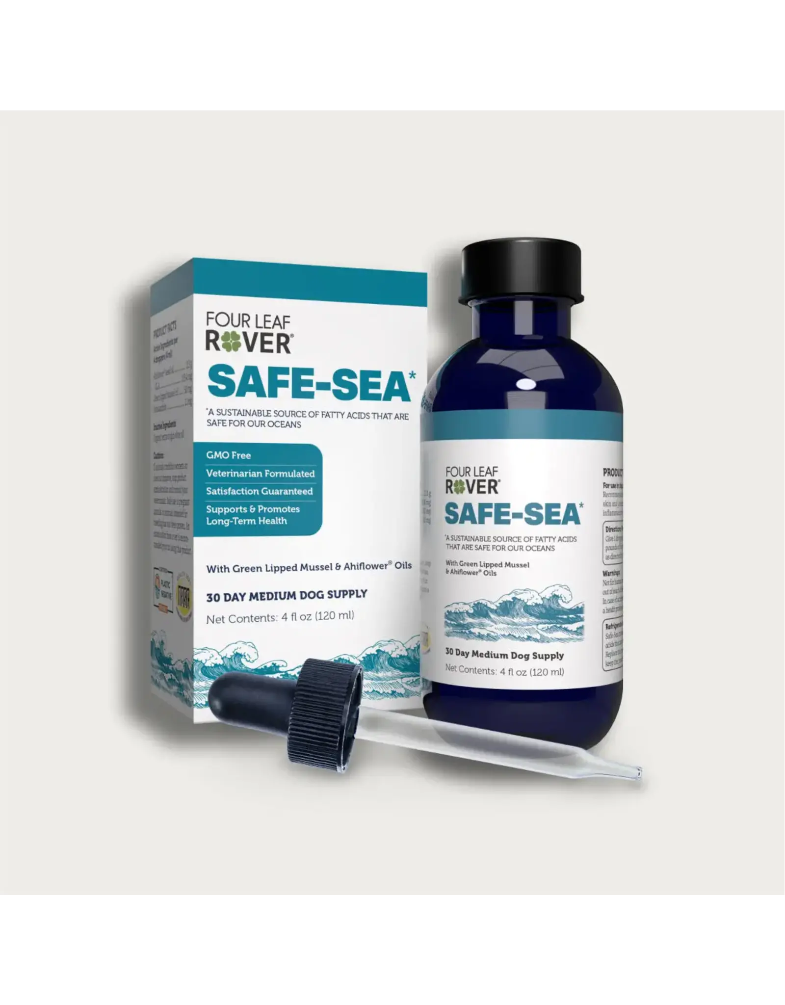 Four Leaf Rover Four Leaf Rover Safe-Sea Green Lipped Mussel Oil 3.8 oz