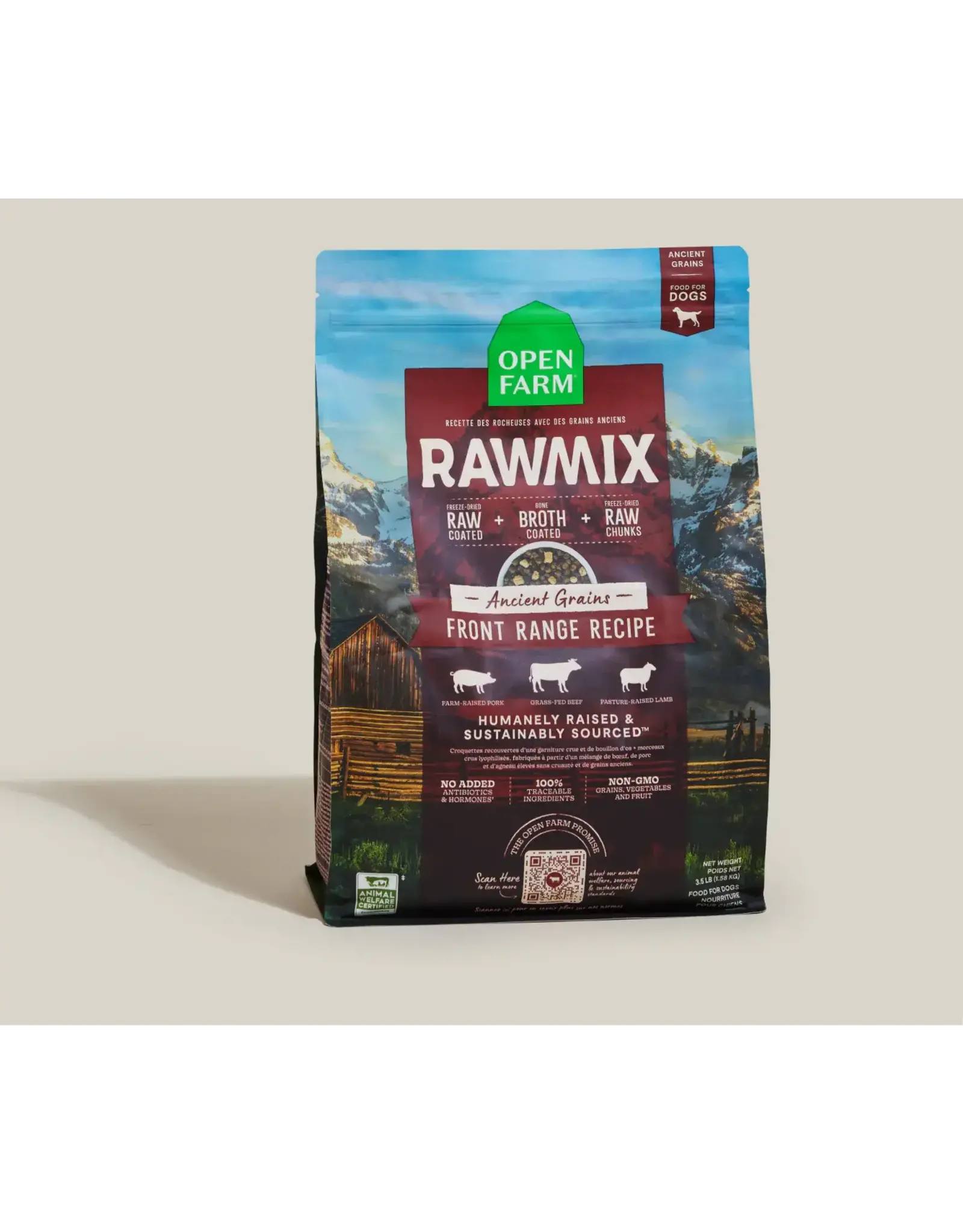 Open Farm Open Farm Raw Mix Front Range Ancient Grains