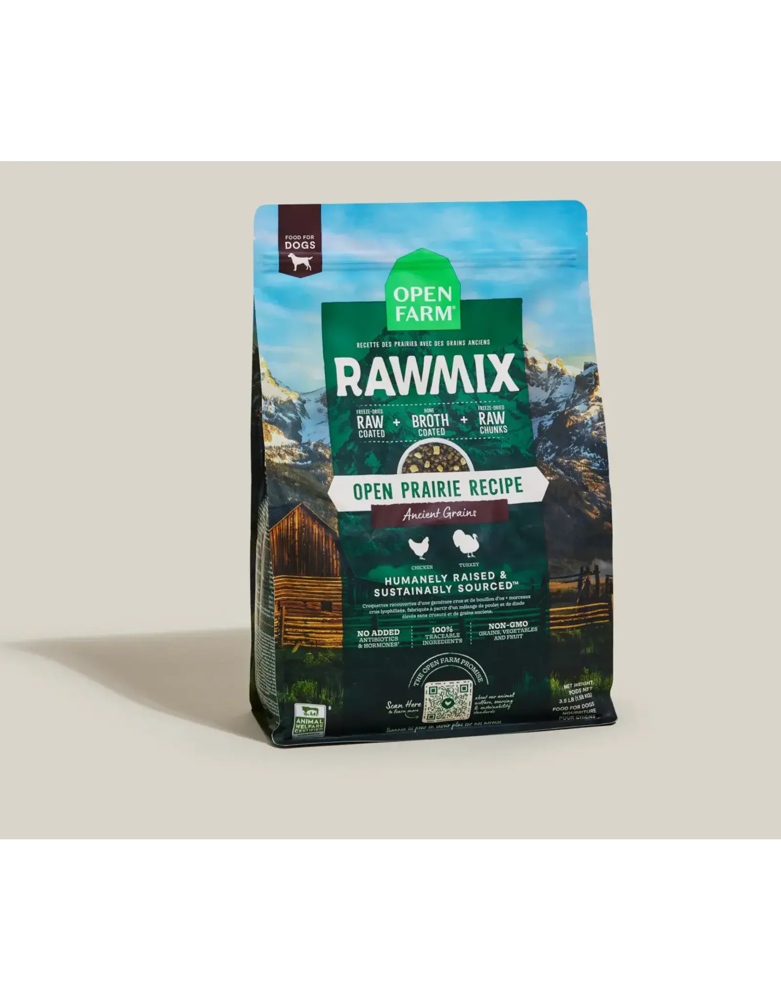 Open Farm Open Farm Raw Mix Open Prairie Ancient Grains