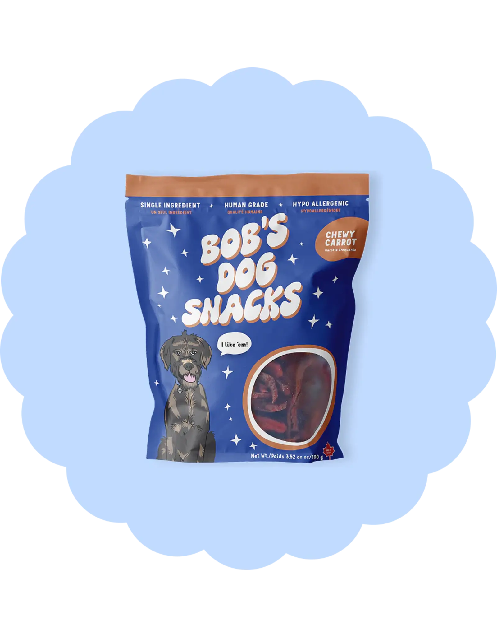 Bob’s Dog Snacks Bob’s Dog Snacks Chewy Carrot 100 g
