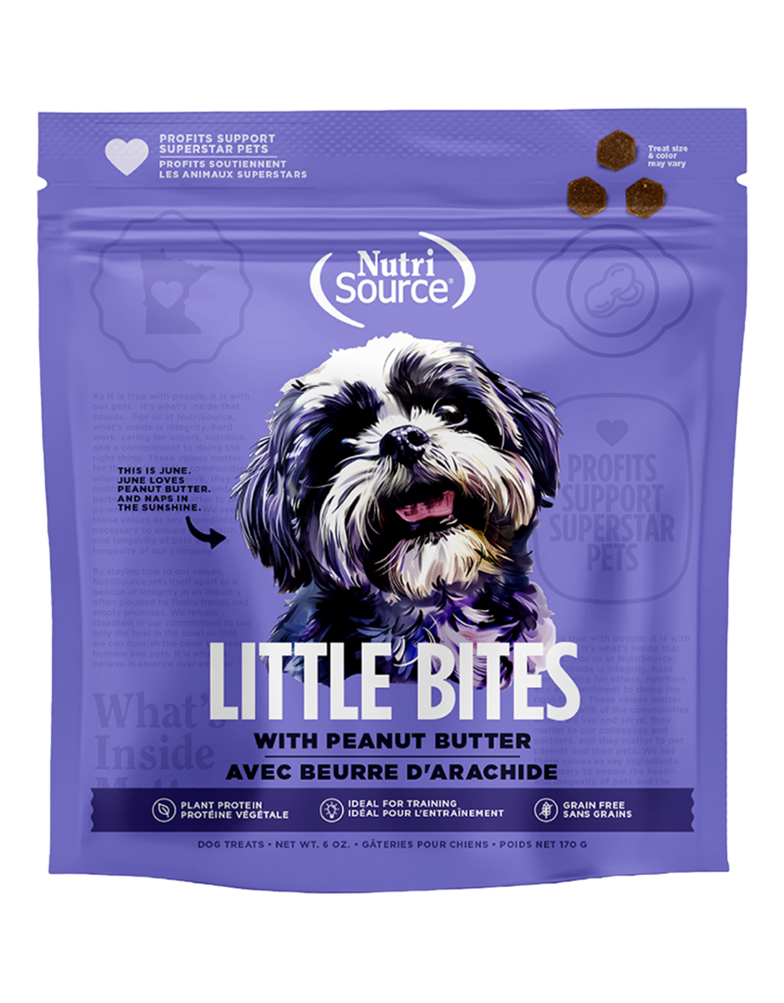 NutriSource Nutrisource Little Bites Grain Free Peanut Butter 6 oz