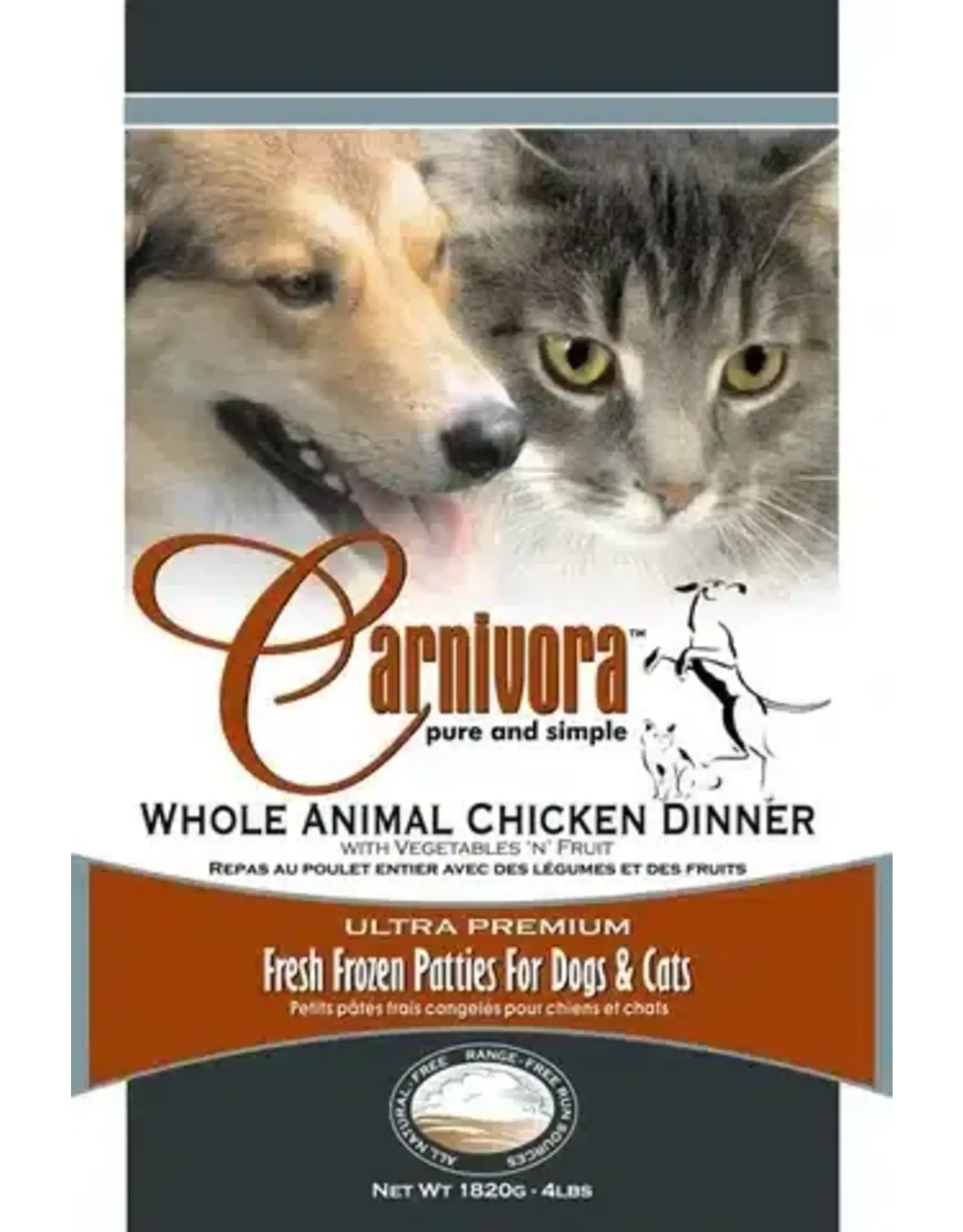 Carnivora Carnivora Chicken Dinner Bulk  24lb ( fruit and veg)