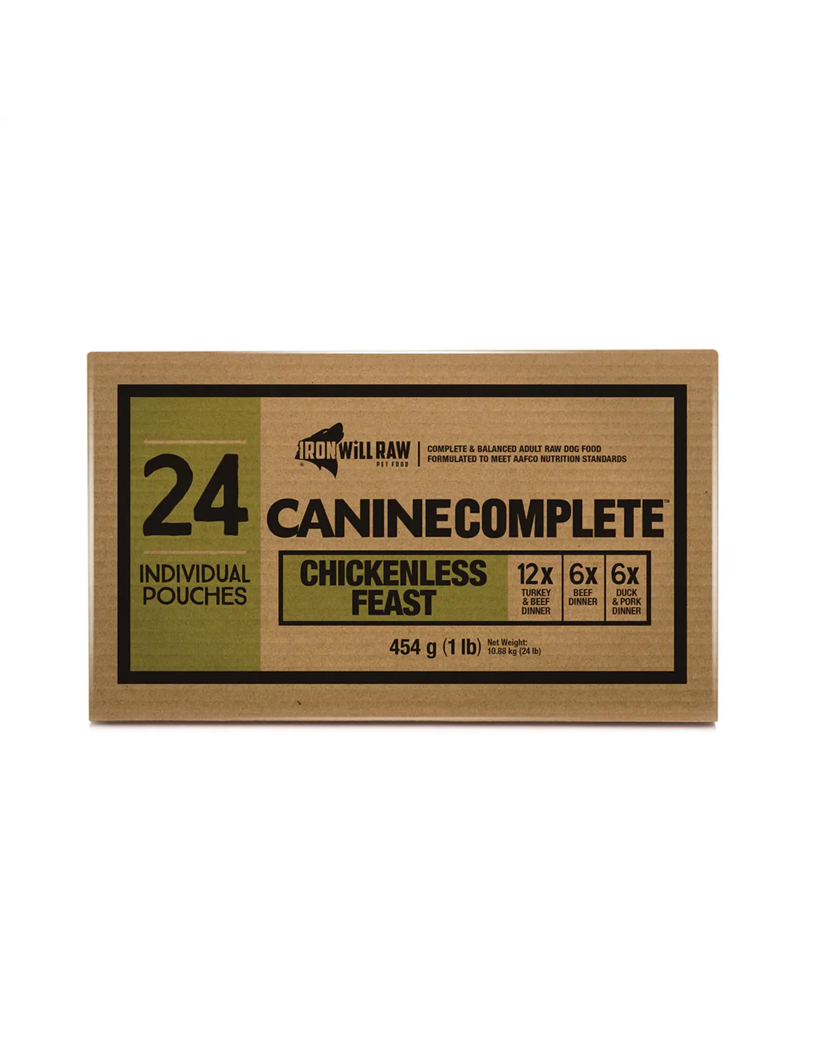 Iron Will Raw Iron Will Raw Complete Chickenless Feast 24/1lb
