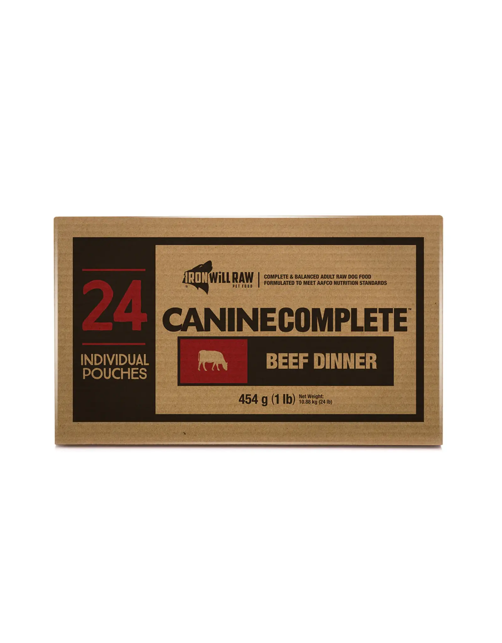 Iron Will Raw Iron Will Raw Complete Beef Dinner 24/1lb