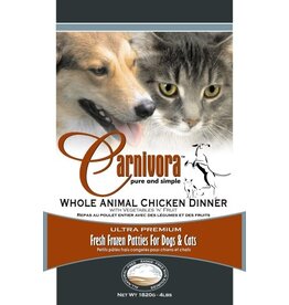 Carnivora Carnivora Chicken Dinner 4lb Sleeve (veggies & fruit)