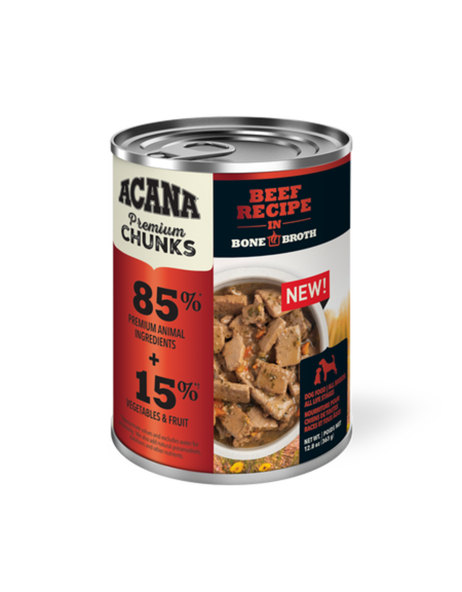 Acana Beef Recipe in Bone Broth 363g