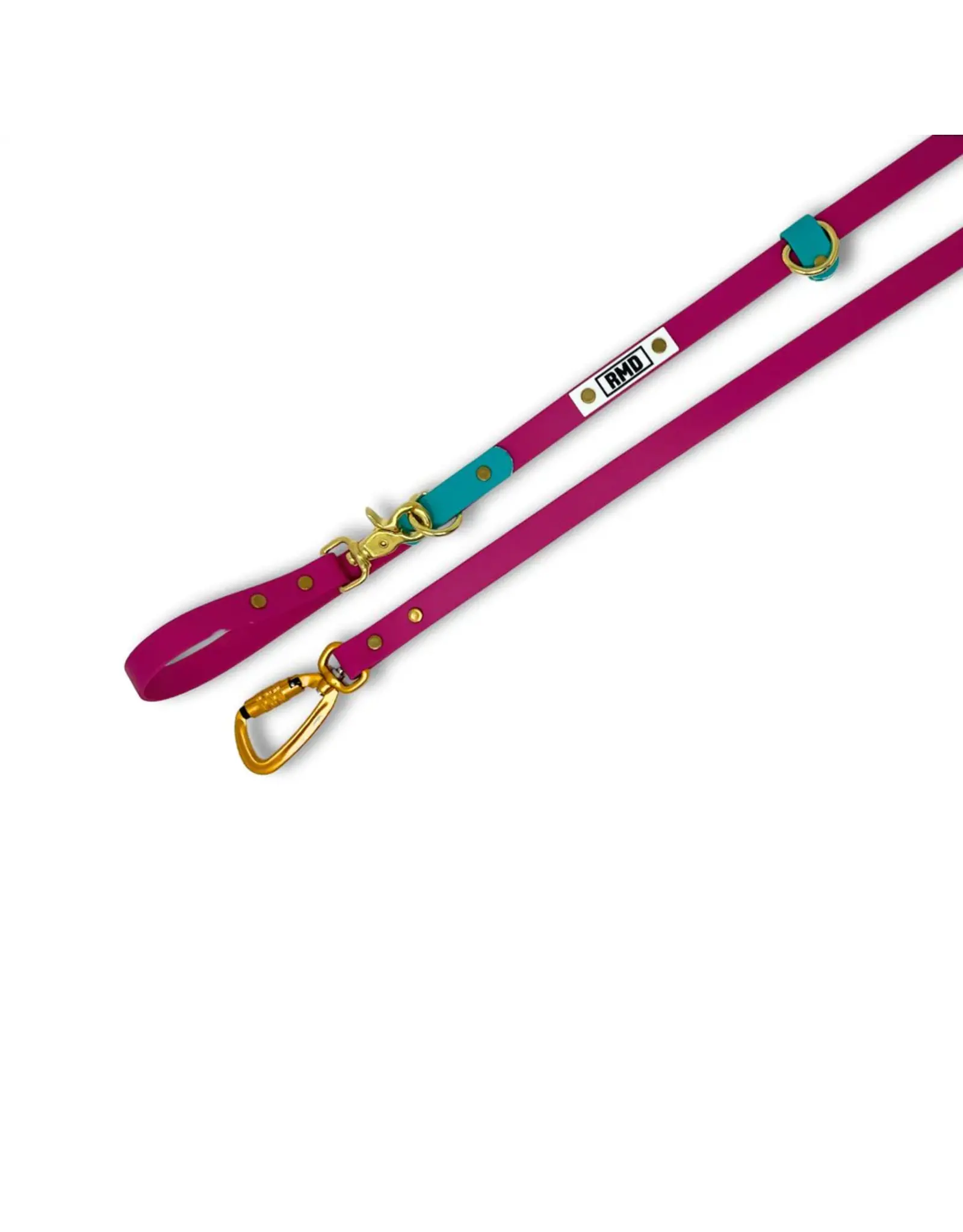 Rocky Mountain Dog Rocky Mountain Dog Hands-Free Biothane 6ft Plum/Lagoon