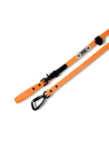 Rocky Mountain Dog Rocky Mountain Dog Hands-Free Biothane 6ft Tangerine/Black