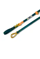 Rocky Mountain Dog Rocky Mountain Dog Hands-Free Biothane 6ft Kale/Tangerine