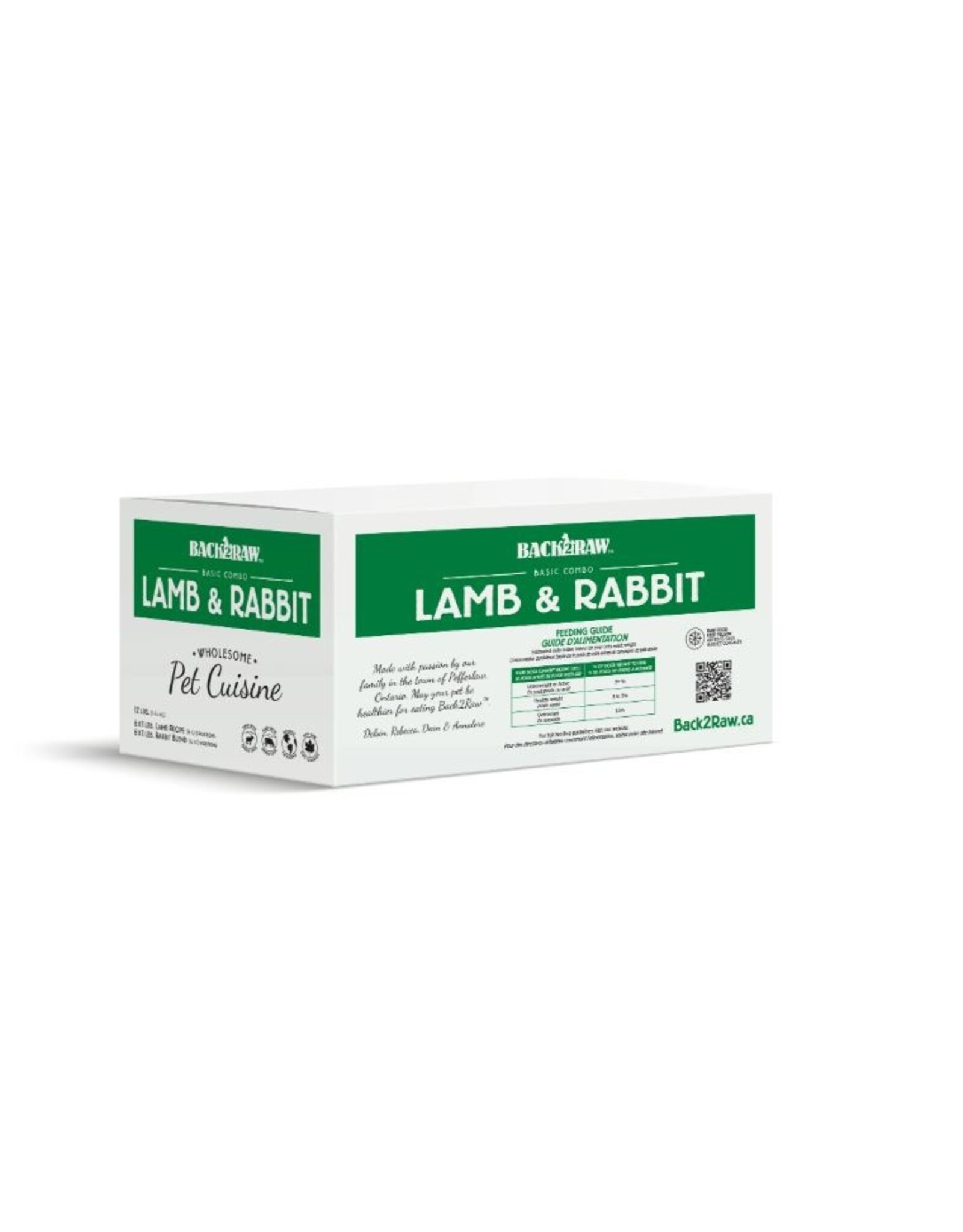 Back2Raw Back2Raw Basic Lamb & Rabbit 12 lb