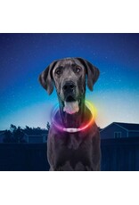 NiteHowl LED Rechargeable Safety Necklace Disc-O