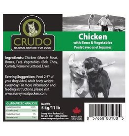 Crudo Surrey Meats Crudo Chicken Bricks W/ Fine Bone Case PRE ORDER
