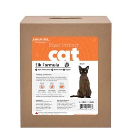 3P Natruals Basic Instinct Non-Med Elk Cat Formula 4 x 125 g