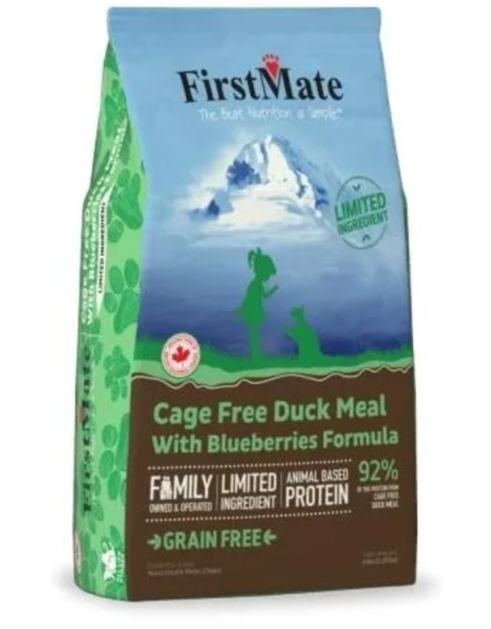 First Mate FirstMate Cat LID GF Cage Free Duck with Blueberries 10 lb
