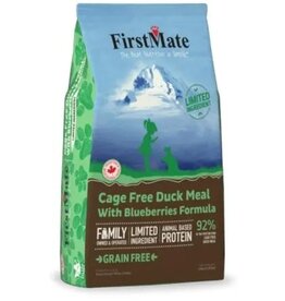 First Mate FirstMate Cat LID GF Cage Free Duck with Blueberries 10 lb