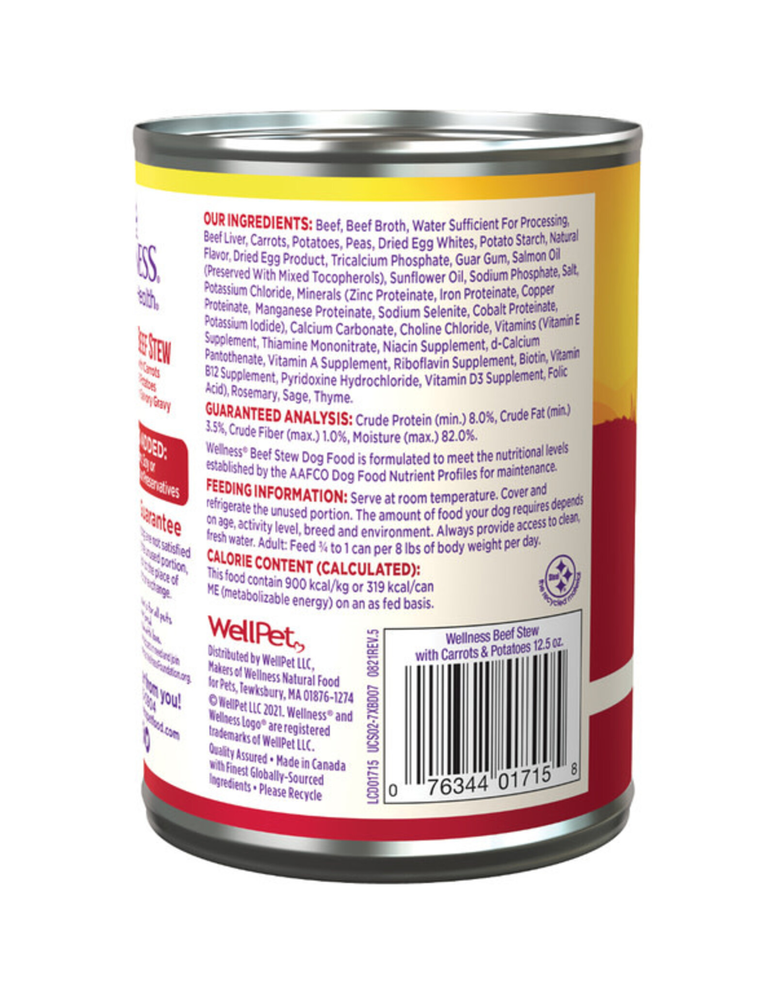 Wellness GF Beef Stew Carrot & Potatoes 12.5oz