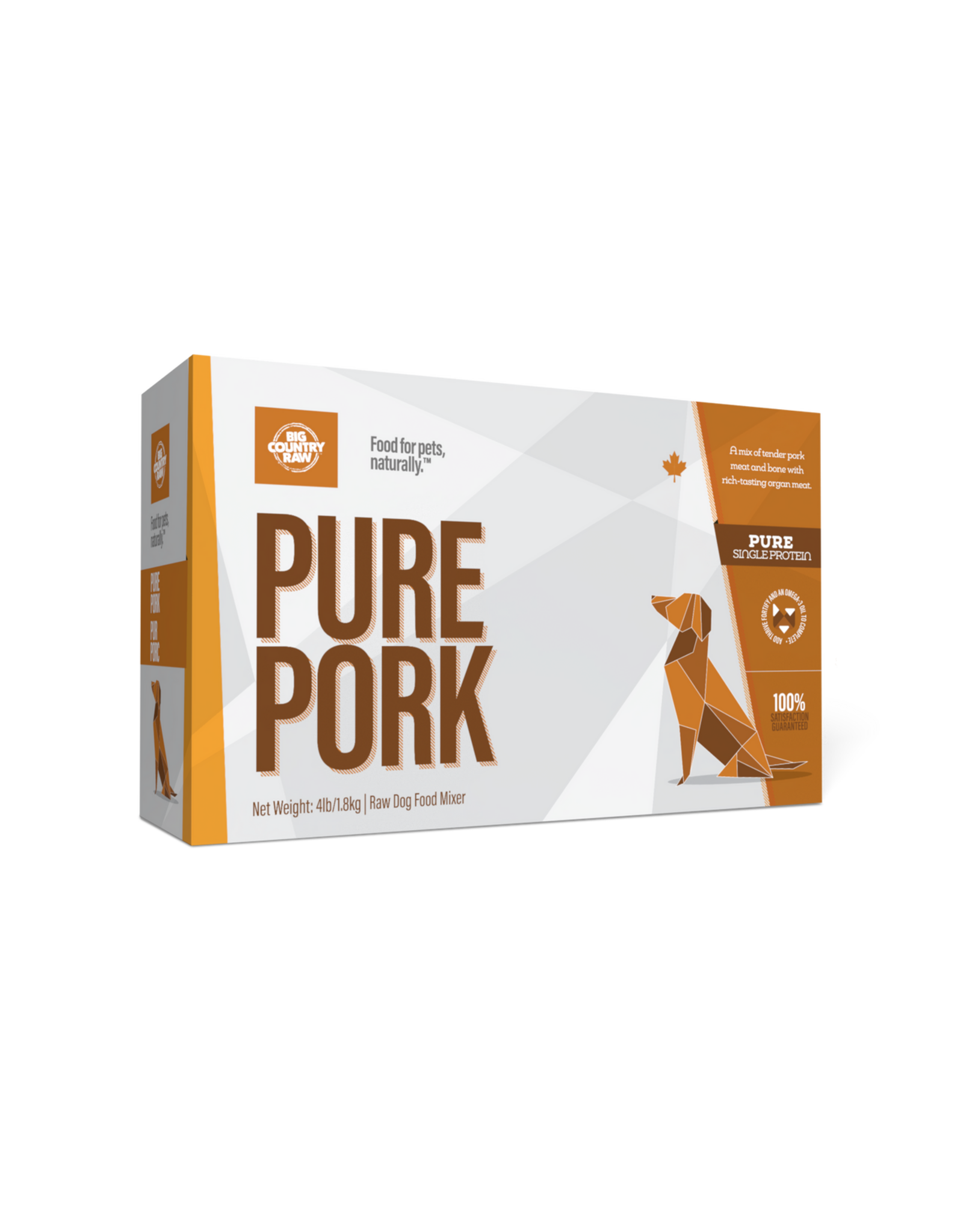 Big Country Raw Big Country Raw Pure Pork 4 lb